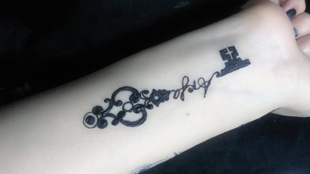 Key Name Tattoo