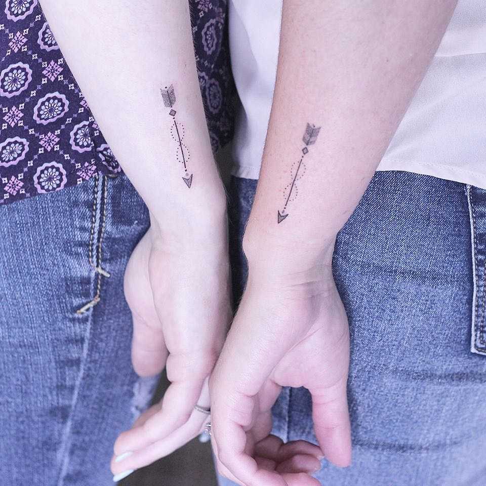 Matching Arrow Tattoo for friends