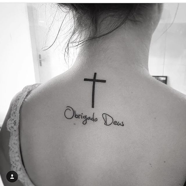 Name tattoos with cross