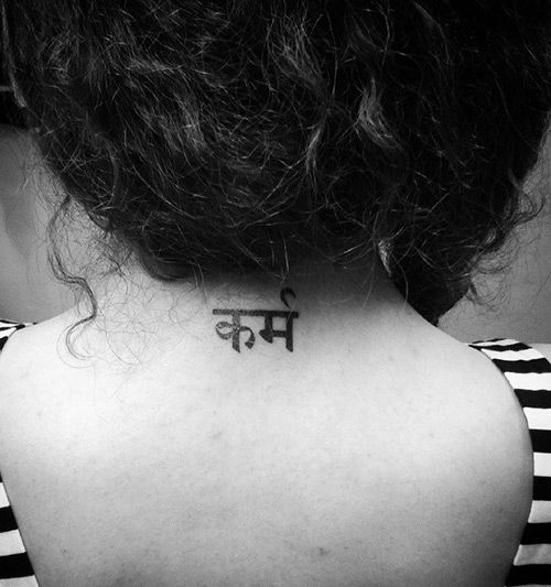 Name tattoos in English and Hindi
