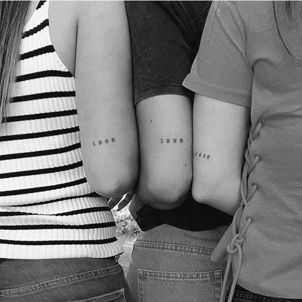 Numeric Matching Tattoos