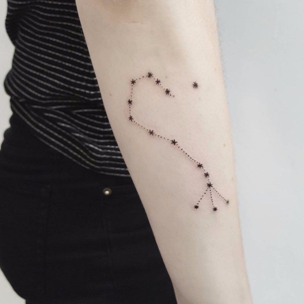 Orion Star Tattoos on Arm
