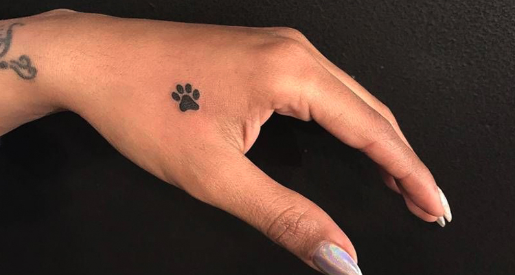 Paw tattoo image