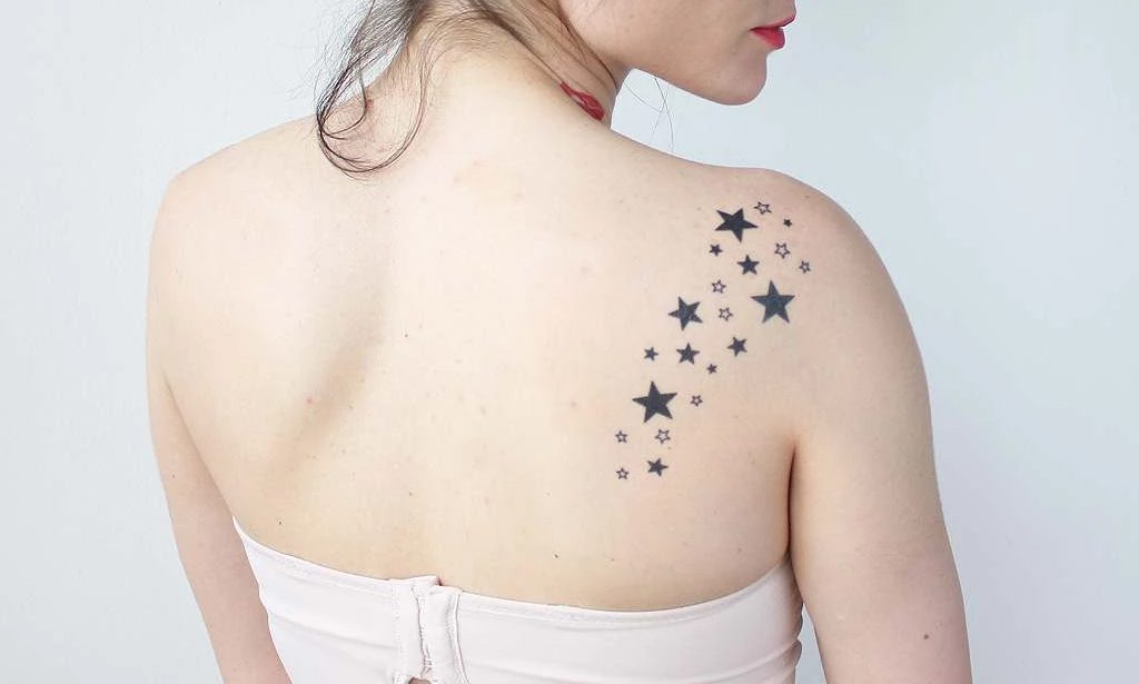 Shooting star tattoo 2020