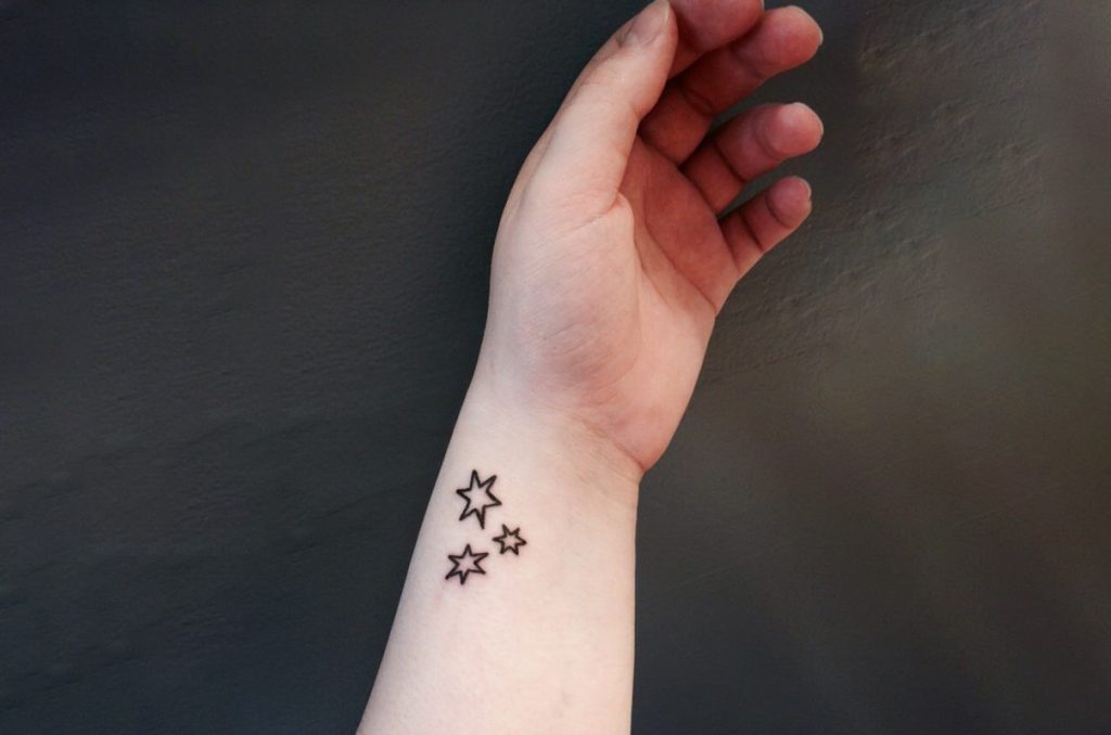 Small Star Tattoo on wrist