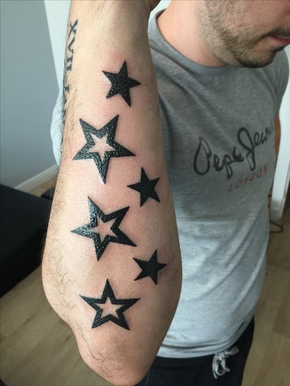 80 Cool Star Tattoo Designs with Meaning - 3D & Nautical Star