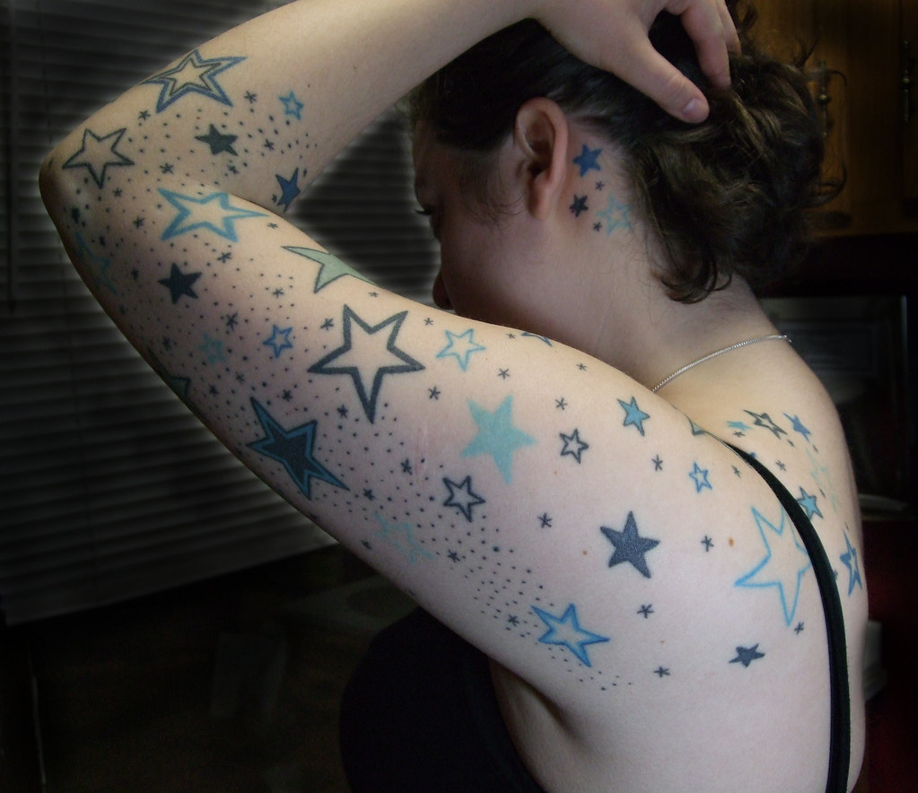 55 Stylish Stars Shoulder Tattoos