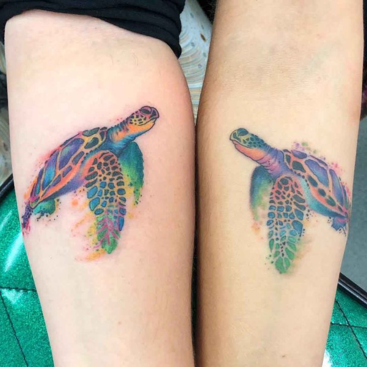 Turtles Matching Tattoos designn