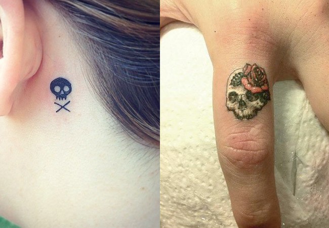 Rose and Skull Tattoo Designs