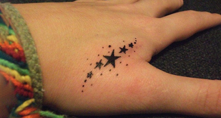 star on your hand tattoo