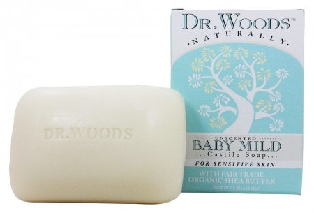 Dr. Woods Unscented Baby Mild Bar Soap
