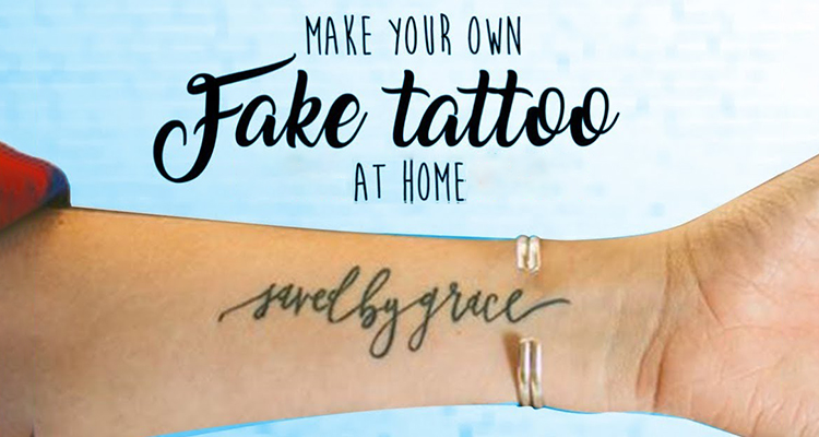 Fake Tattoo or temporary tattoo