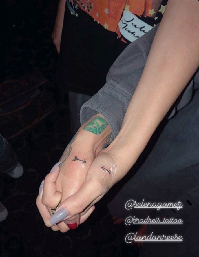 Selena Gomez & Julia Michaels’ Matching Tattoos