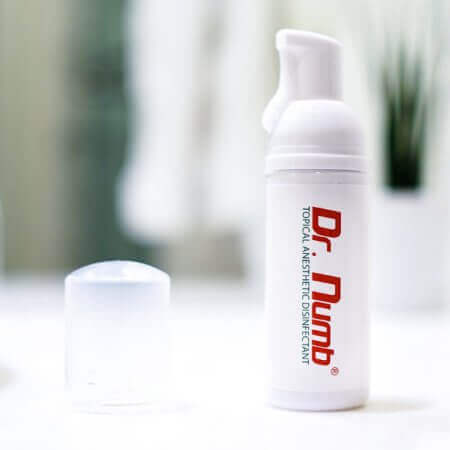 Dr Numb Topical Anesthetic Foaming Soap use on tattoo