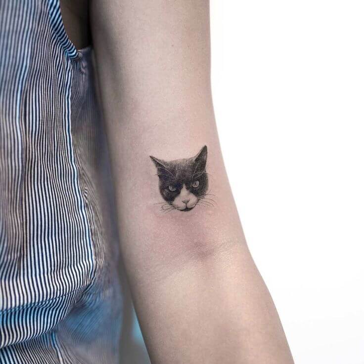 Temporary Cat Tattoo Designs