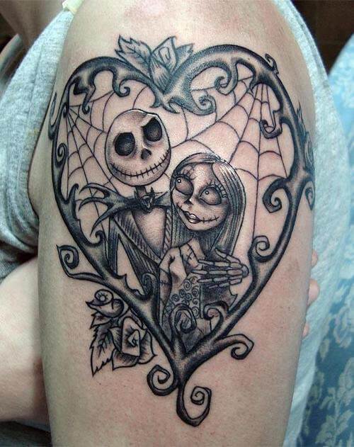 Mickey Ink o  Nightmare Before Christmas Tattoos