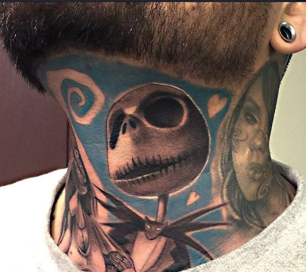 neck tattoo