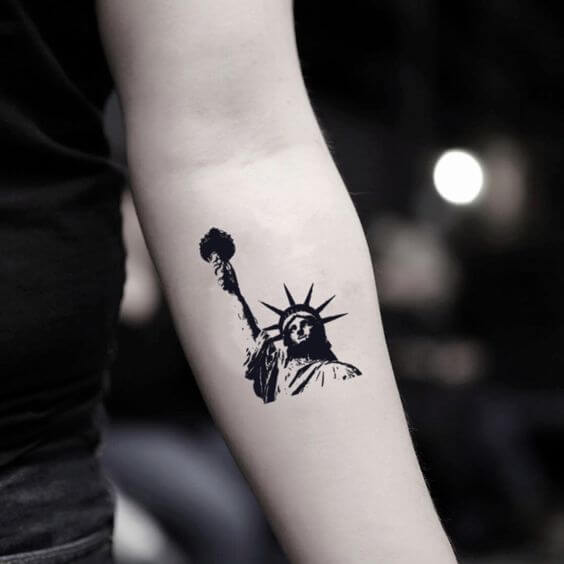 Monument Statue of Liberty Tattoo