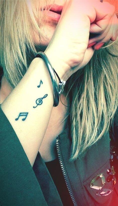 Music Notes Tattoo in2020