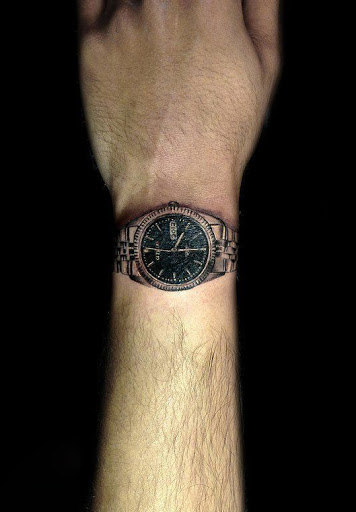 Watch tattoo