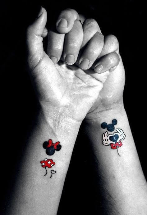 Best Cartoon Couple Tattoos