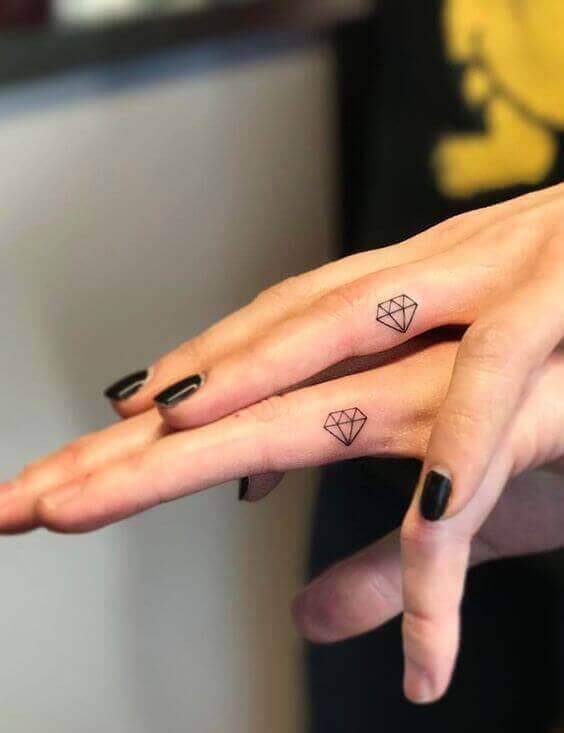 Best Diamond Tattoo ideas for Couples