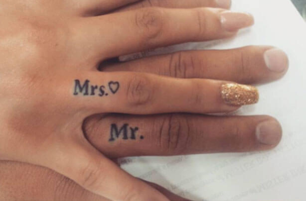 MRS. and MR. Couple Tattoos