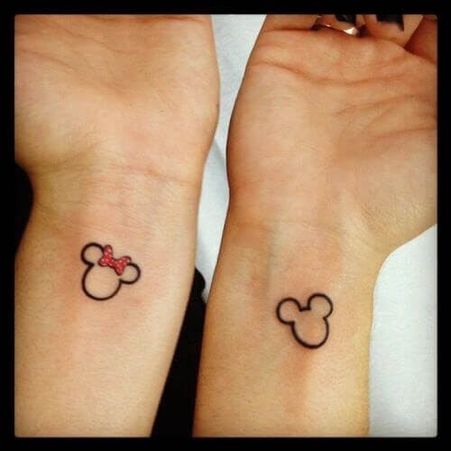 Mickie and Minnie Mouse