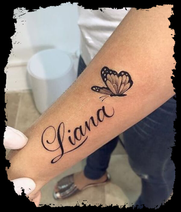 Name Hand Tattoo