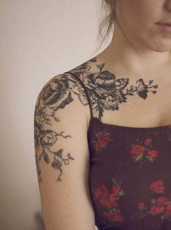 Shoulder Tattoo Area
