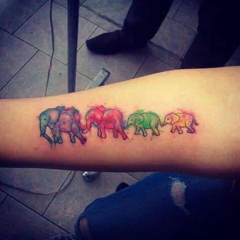 Small Elephant tattoo