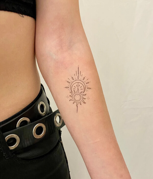 Sun & Moon Tattoos
