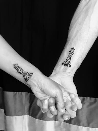 Tribal Couple Tattoo