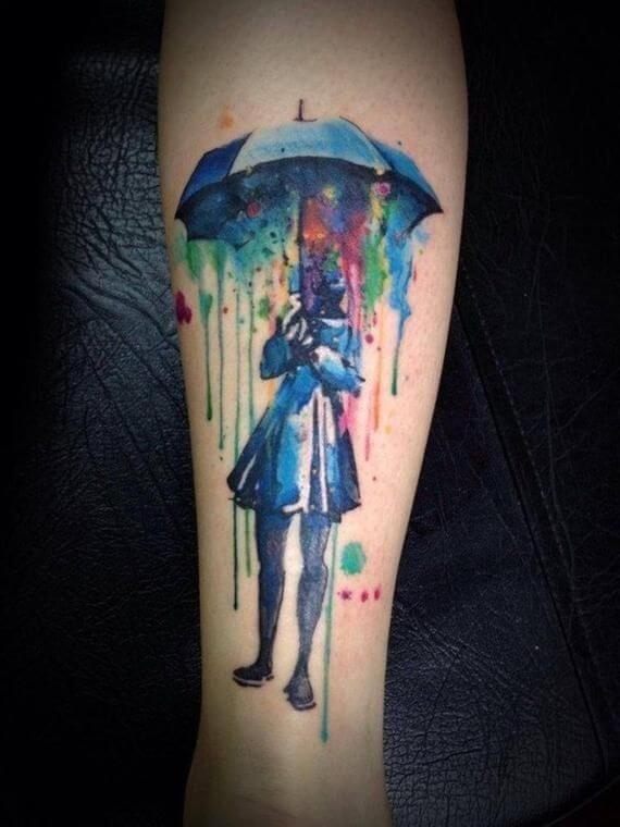 Umbrella tattoo