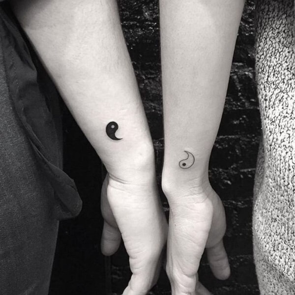 Yin Yang Matching Tattoo for 