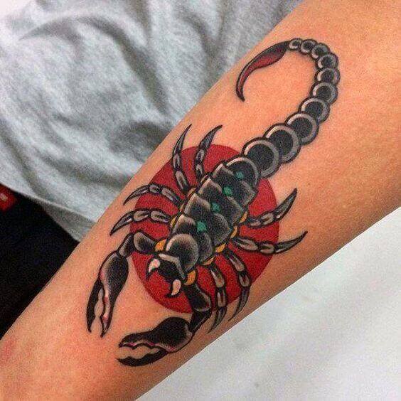 Best Forearm Scorpion Tattoo ideas
