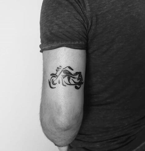 Bike Tattoos on Arm