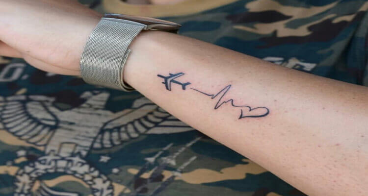 Heart Beat Heartline ECG Temporary Waterproof Tattoos Women Men Arm Henna  UK Kid | eBay