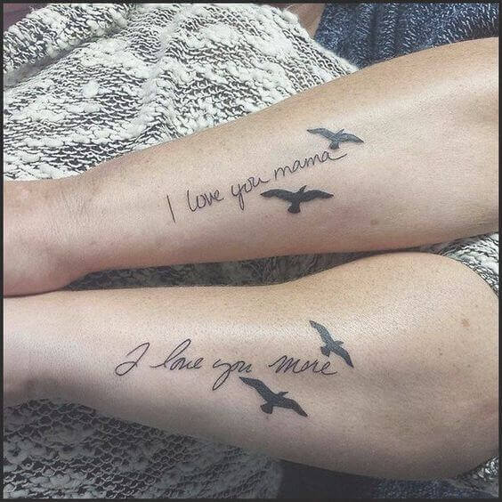 Like mother daughter tattoos