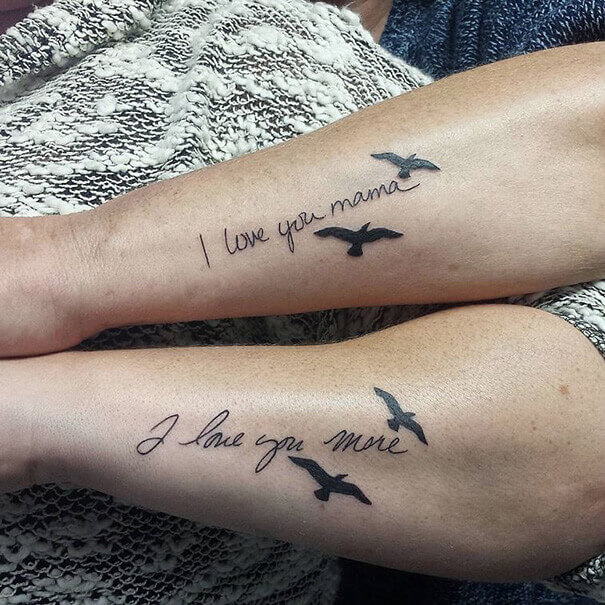 Mother Daughter Love Tattoo