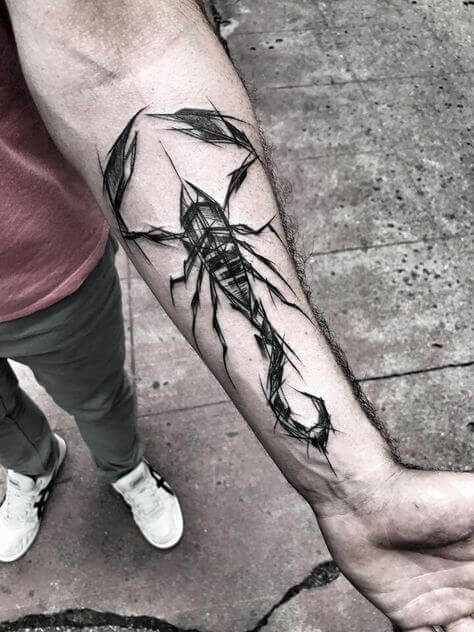Scorpion Arm Tattoo Designs