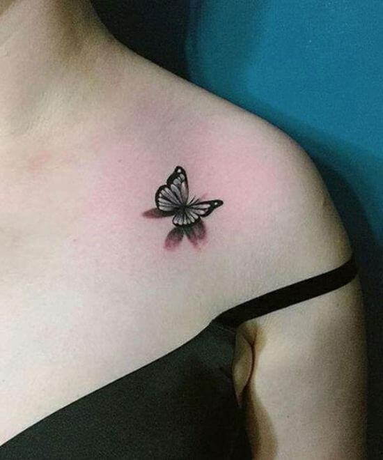 3D Butterfly tattoo art