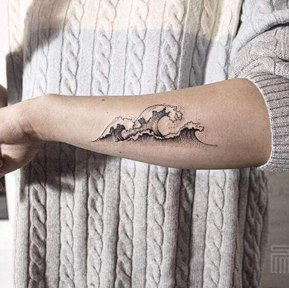 90 Remarkable Wave Tattoo Designs  The Best Depiction of the Ocean
