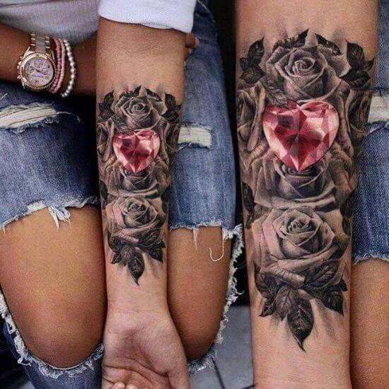 Realistic Diamond Back Tattoo