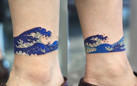 Blue tattoo