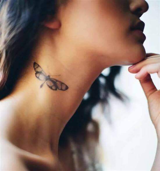 Cute Neck tattoo designs