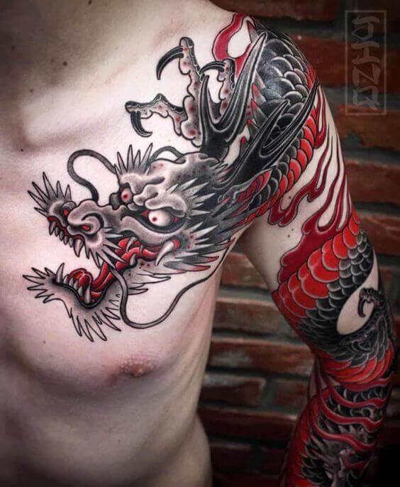 Dragon tattoo ideas for men