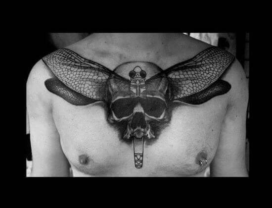 Dragonfly Skull Tattoo Designs 2021