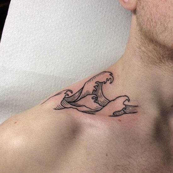 30 Wave Tattoo Design Ideas For Your Inner Coast  100 Tattoos