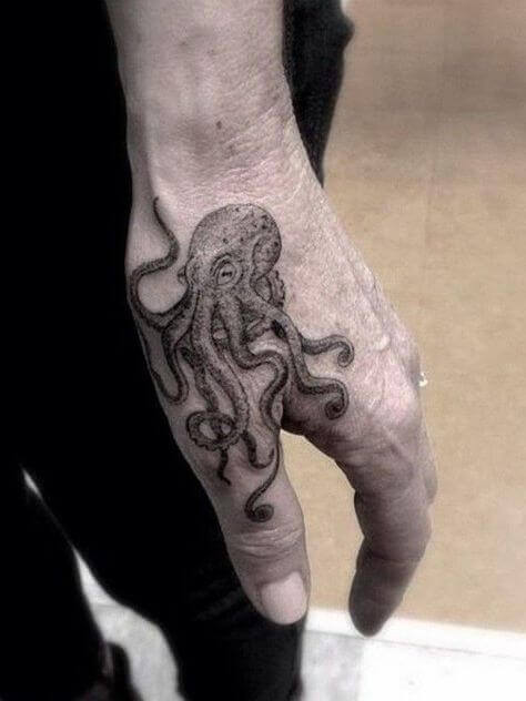 Octopus Hand tattoo ideas